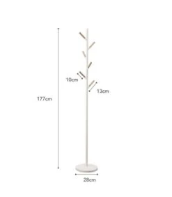 Yamazaki Plain Pole Hanger - White -Huishoudelijke Producten Winkel 01ed35c044924fd09ec5a78e48c92e1a