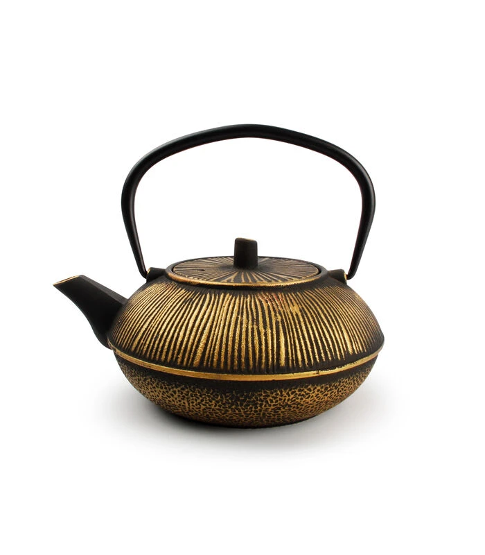 Theepot 80cl Strepen Goud/Zwart My Tea 1 Theepot 80cl Strepen Goud/Zwart My Tea