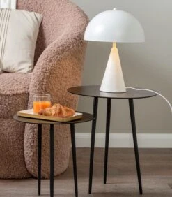 Leitmotiv Bijzettafel Supreme - Zwart - Ø42,5cm -Huishoudelijke Producten Winkel 03c2ee28b3404a9dac8f2922a1f70821