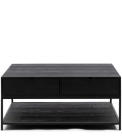 Salontafel Vierkant - The Bobby Table - Zwart