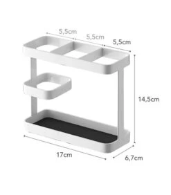 Yamazaki Tool Stand Wide - White -Huishoudelijke Producten Winkel 06abdde19fb24121a07b529c6957e125