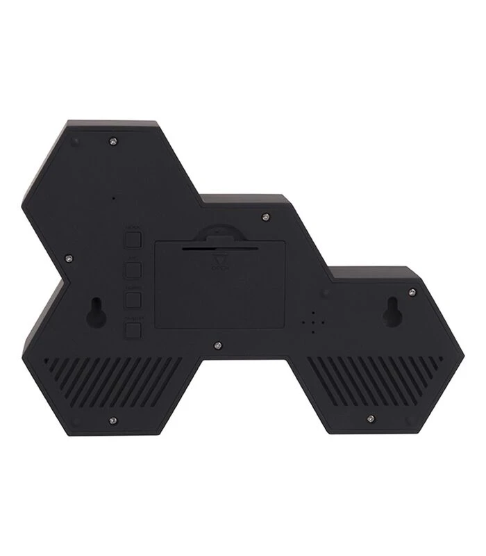 Karlsson Wekker Six In The Mix - Rubberized Zwart - 17,5x12x4,5cm 3 Karlsson Wekker Six In The Mix - Rubberized Zwart - 17,5x12x4,5cm - Afbeelding 3