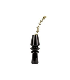 PRESENT TIME Vaas Sparkle Cone - Zwart - Ø9cm -Huishoudelijke Producten Winkel 0a073a826bb14bd38386ca4eec5142b4