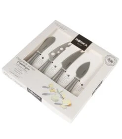 Kaasmessenset Mini Copenhagen - 4 Kleine Kaasmesjes - Zilver -Huishoudelijke Producten Winkel 0a72b1012d7040d49bef90ec6599c364