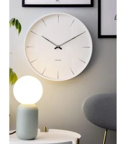 Karlsson Wall Clock Lure White ,Design Boxtel & Buijs -Huishoudelijke Producten Winkel 0a9c0e3bc98f40babb4e0fa12b6ec457