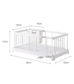 Yamazaki Sink Drainer Wire Basket - Tower - White -Huishoudelijke Producten Winkel 0b7893e114fa49ab8e67bf8a16a12851