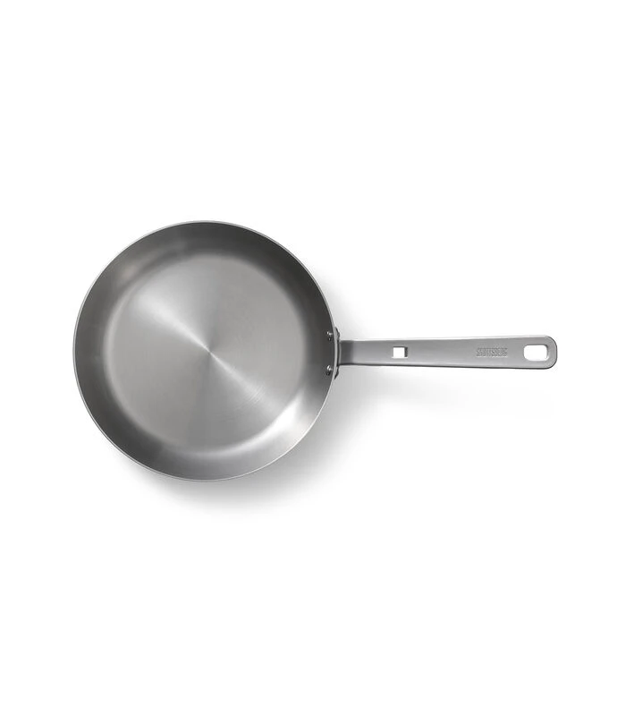 Koekenpan Stainless Steel 28 Cm Roestvrijstaal 2 Koekenpan Stainless Steel 28 Cm Roestvrijstaal - Afbeelding 2