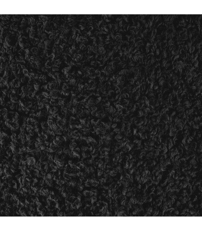 Leitmotiv Poef Cuddly - Zwart - 35x35x40 Cm 4 Leitmotiv Poef Cuddly - Zwart - 35x35x40 Cm - Afbeelding 4