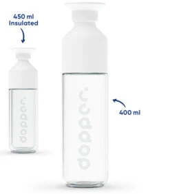 Dopper Glazen Drinkfles Glass 400ml -Huishoudelijke Producten Winkel 1410c9c8326d4bc18afeea2880e91646