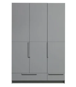 WOOOD Pure Kast 3-Deurs - Grenen - Betongrijs - 215x142x60