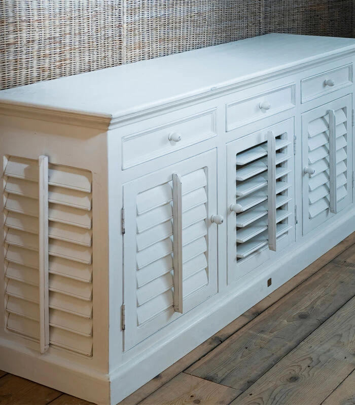 Dressoir Kasten - New Orleans Dresser - Wit 2 Dressoir Kasten - New Orleans Dresser - Wit - Afbeelding 2