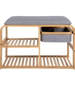 Leitmotiv Bank Dure - Bruin - 69,5x30x45 Cm