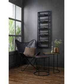 Wijnrek Amore - Zwart - 9 Flessen -Huishoudelijke Producten Winkel 1b6197ba387c45508ebfaca34b7b9acc