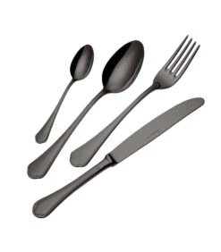 Bestekset Domus 18/10 49-delig Zwart 12-persoons