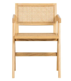 Gunn Eetkamerstoel - Rattan - Natural - 80x54x54 -Huishoudelijke Producten Winkel 20ee3c84194f43b3966567e53db9cfab