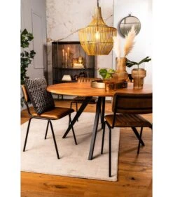 Eettafel Mimoso - Hout/Zwart - Ø140cm 8 Eettafel Mimoso - Hout/Zwart - Ø140cm -Huishoudelijke Producten Winkel 23ee18b3f9c442c19f8f7cd2986cd99b