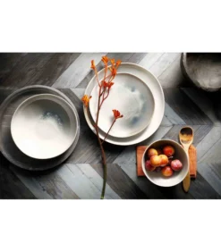 Palmer Serviesset Nordic Stoneware 6-persoons 24-delig Wit Groen -Huishoudelijke Producten Winkel 24f26d2aaedd43ab9ac45bd6f63b0ed4