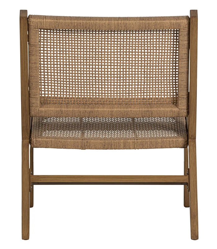 WOOOD PEM FAUTEUIL MET ARMLEUNING ALUMINIUM NATUREL 5 WOOOD PEM FAUTEUIL MET ARMLEUNING ALUMINIUM NATUREL - Afbeelding 5