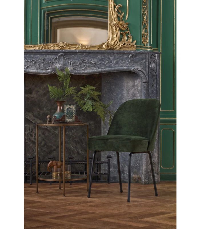 BePureHome Vogue Eetkamerstoel - Fluweel - Onyx - Set Van 2 3 BePureHome Vogue Eetkamerstoel - Fluweel - Onyx - Set Van 2 - Afbeelding 3