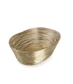 Draadmand 20,5x15xH7cm Goud Wire -Huishoudelijke Producten Winkel 29b5ae7c6f164a98b2e5b555891a99a0