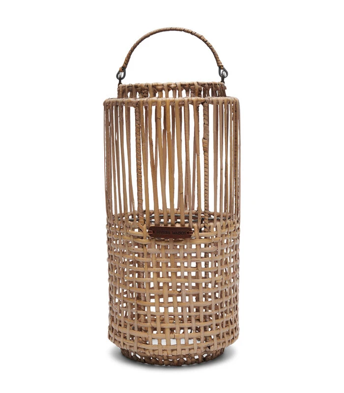 Lantaarn, Windlicht, Kaarsenhouder - Webbing - Bruin 1 Lantaarn, Windlicht, Kaarsenhouder - Webbing - Bruin