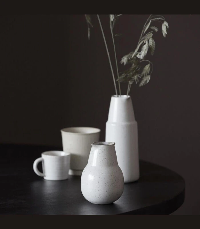 House Doctor Fles - Pion - Grijs/wit 2 House Doctor Fles - Pion - Grijs/wit - Afbeelding 2