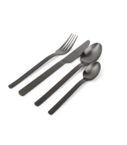 Bestekset 24-delig Mat Zwart Supreme