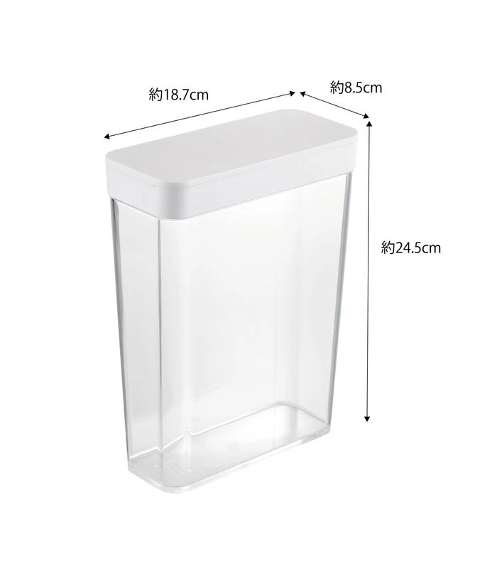 Yamazaki Dried Food Container - Tower - White 2 Yamazaki Dried Food Container - Tower - White - Afbeelding 2