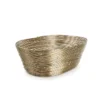 Draadmand 20,5x15xH7cm Goud Wire