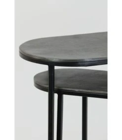 Bijzettafel Bocov - Zwart - 53x26x53cm -Huishoudelijke Producten Winkel 2cc8fea43761471e8b36c357bc6fad51