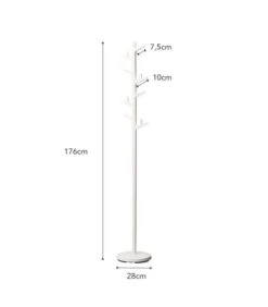 Yamazaki Branch Pole Hanger - White -Huishoudelijke Producten Winkel 2e87c66bacdd409ebd680cdfbf36852e