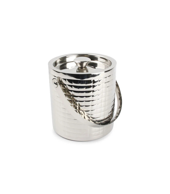 Ijsemmer 15xH16cm Patroon Zilver Bar 1 Ijsemmer 15xH16cm Patroon Zilver Bar