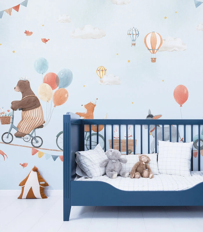 GENTLE FRIENDS Behang Wanddecoratie - Dieren En Ballonnen 1 GENTLE FRIENDS Behang Wanddecoratie - Dieren En Ballonnen