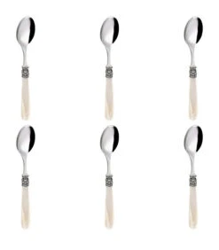 Tafellepel Mona Lisa 20.9 Cm 18/10 Zilver Offwhite 6 Stuk(s)