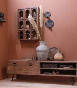 BePureHome Pompeii Vaas - Paper Mache - Clay - 44x24x24 -Huishoudelijke Producten Winkel 329189d1be174ee0a4678e5e784906de