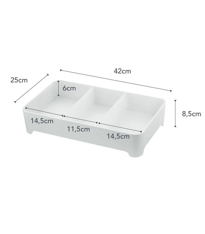 Yamazaki Cooking Tray Square - Tower - White 5 Yamazaki Cooking Tray Square - Tower - White - Afbeelding 5