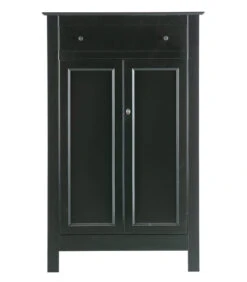 WOOOD Eva Meidenkast - Grenen Geborsteld - Zwart - 150x93x40