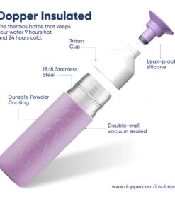 Dopper Geïsoleerde Thermosfles Insulated Throwback Lilac 350ml -Huishoudelijke Producten Winkel 34a8ed80ce504fd2bacb63ba8653402d