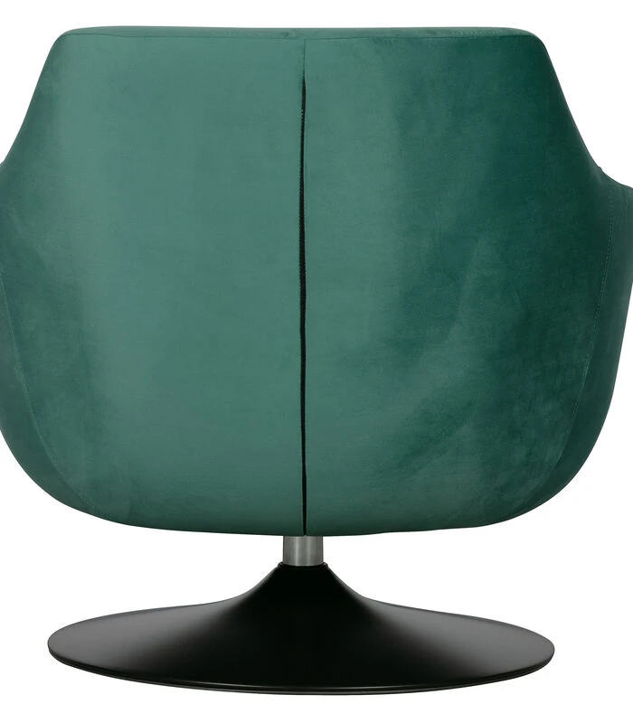 Exclusive Jada Draaifauteuil - Velvet - Teal - 78x79x82 3 Exclusive Jada Draaifauteuil - Velvet - Teal - 78x79x82 - Afbeelding 3