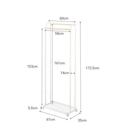 Yamazaki Coat Rack - Tower - White 9 Yamazaki Coat Rack - Tower - White -Huishoudelijke Producten Winkel 36107b7ca32340e0b259cbabbe1191e7