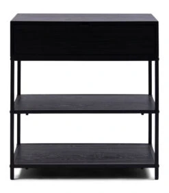 Nachtkastje The Bobby - Zwart