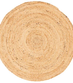 Vloerkleed Nele Natuurvezel Handgemaakt Jute Rond