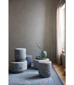 Pip Studio Poef Fleur Grandeur Medium - Groen - 45x40x40 -Huishoudelijke Producten Winkel 392eb76d454e4704b4dbe1d6378546bb