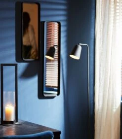 Spiegel Sinna - Zwart - 20x4,5x60cm -Huishoudelijke Producten Winkel 3a3604b4a1e940e687b8577f723374eb