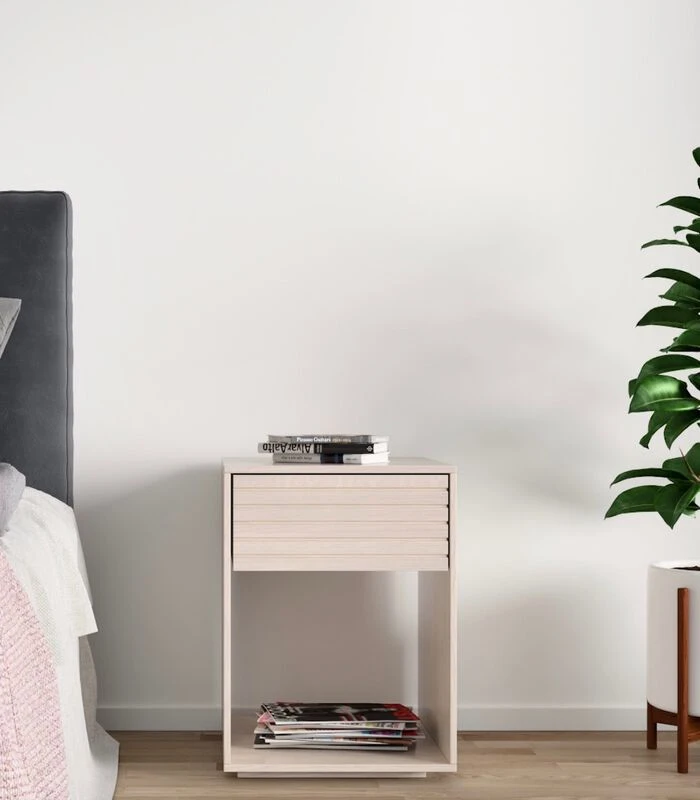 Nachtkastje EMMA In Berkenhout 2 Nachtkastje EMMA In Berkenhout - Afbeelding 2