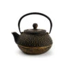 Theepot 80cl Stippen Goud/Zwart My Tea