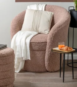 Leitmotiv Stoel Cuddly - Bruin - 70x73x82 Cm -Huishoudelijke Producten Winkel 422d068e8d944532ad0d3639f618b179