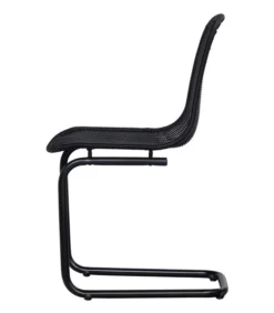 WOOOD Buisframe Tuinstoel Willem - Polyester - Zwart - Set Van 2 -Huishoudelijke Producten Winkel 42b385155caf49d08e4ac2f91390a86f