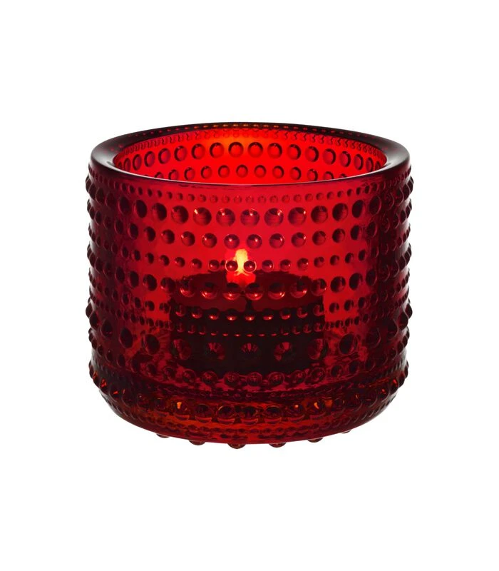Iittala Kastehelmi Sfeerlicht 64mm Cranberry 1 Iittala Kastehelmi Sfeerlicht 64mm Cranberry