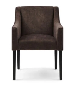 Eetkamerstoel Met Armleuning - Savile Row Dining Armchair - Berkshire Stof - Bruin